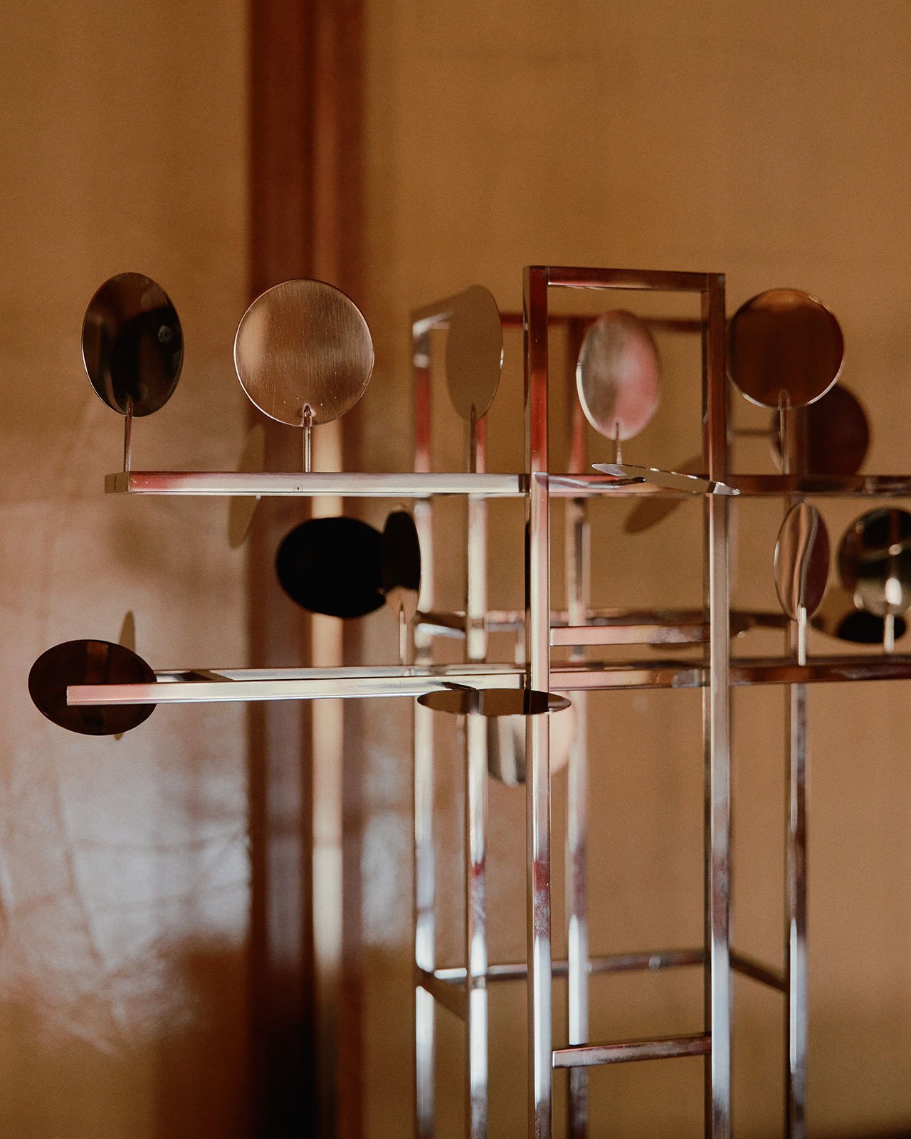 Sculpture by Nicolas Schoffer (1975). Photography by William Jess Laird.