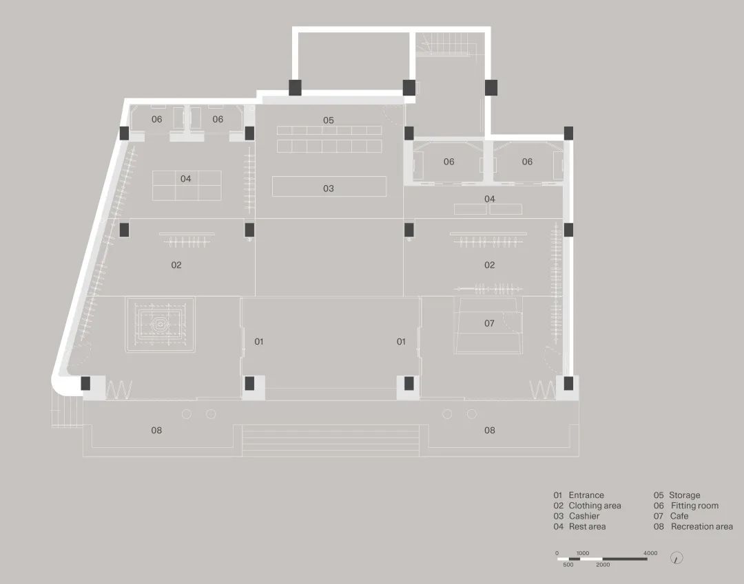 say architects | nice rice好饭上海旗舰店设计案例