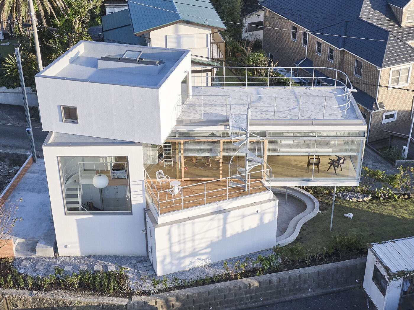 山间海景别墅丨House in Akiya设计案例