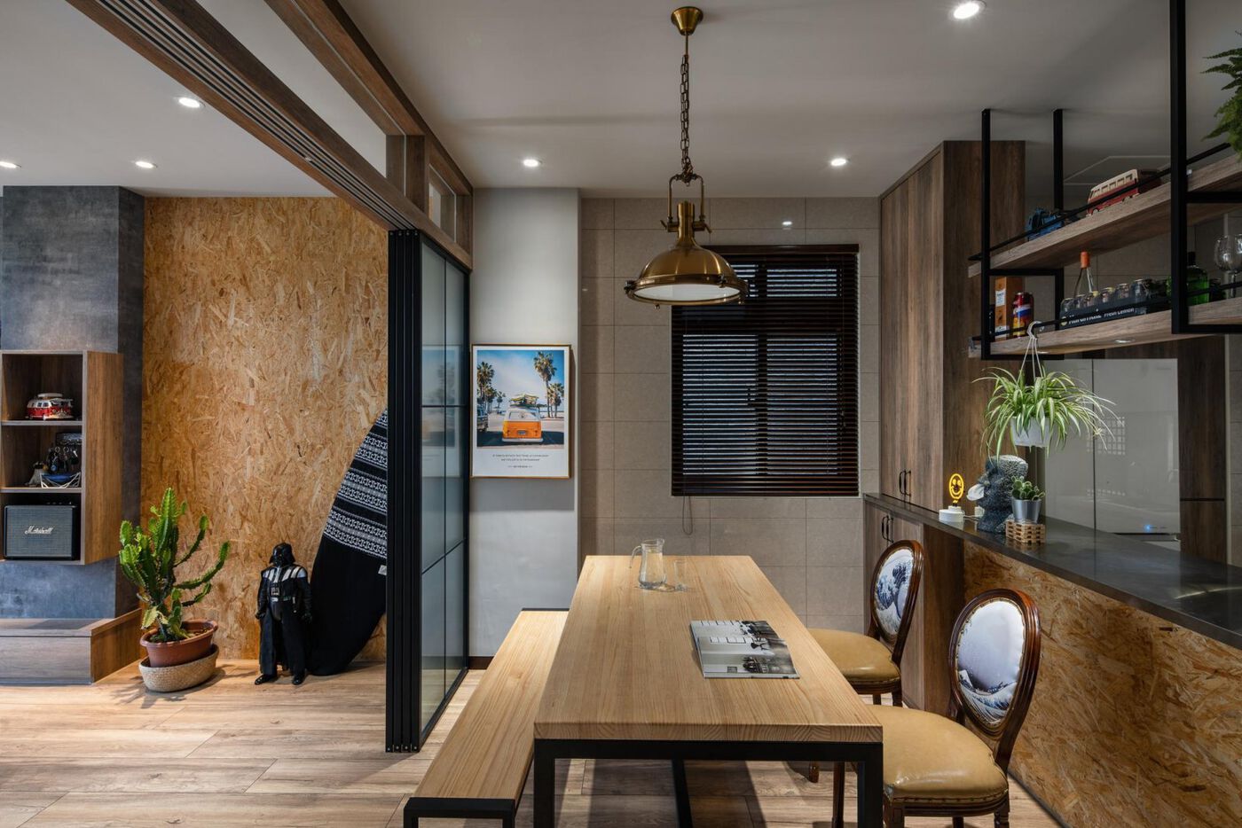 只享家聚·调合温柔的轻工业Loft | 帷圆‧定制设计案例