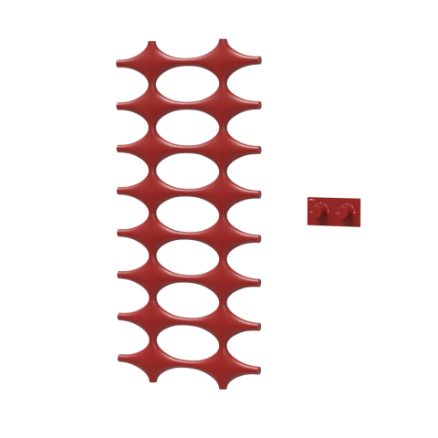 Heated towel rack