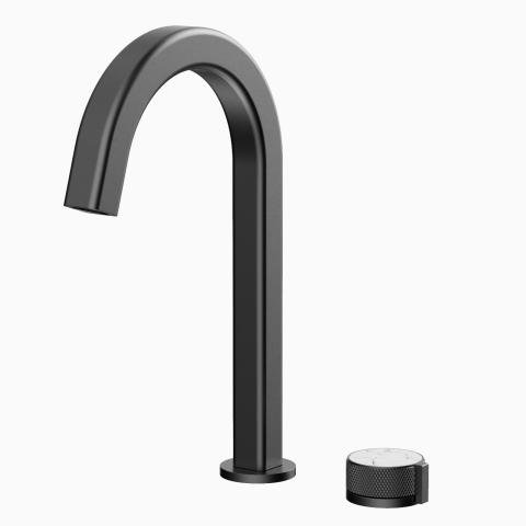 Countertop-Mounted 2-Hole Vanity Sink Faucet