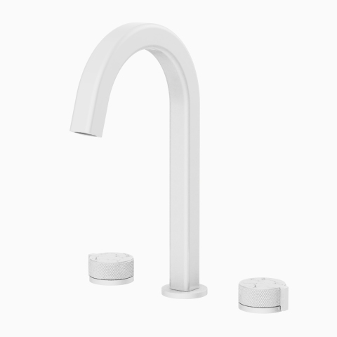 Countertop-Mounted 3-Hole Vanity Sink Faucet
