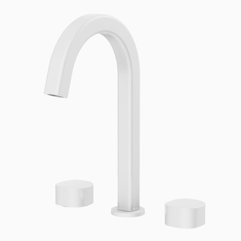 Countertop-Mounted 3-Hole Vanity Sink Faucet